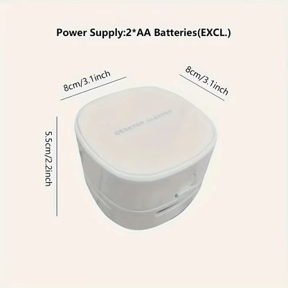 Portable Mini Desk Vacuum Cleaner Mini Vacuum for Desk Table Dust Catcher Car for Home Office Table Sweeper Desktop Cleaner